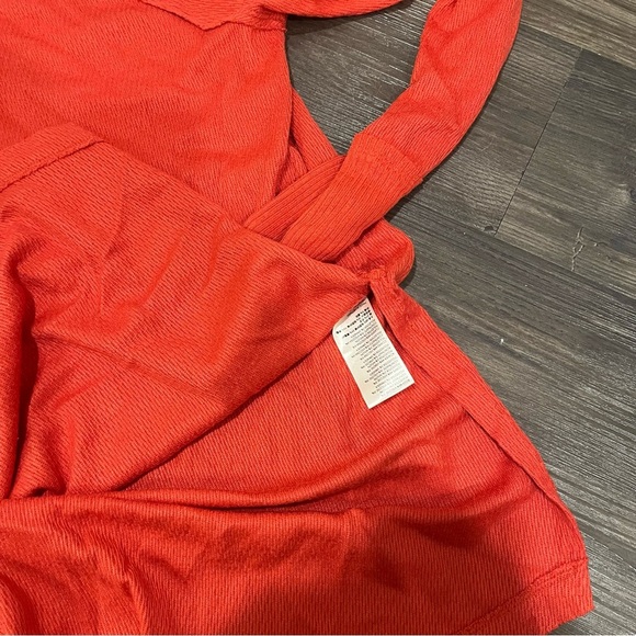 Free People Orange Soft Thermal Top - Picture 5 of 6